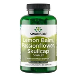 Swanson Lemon Balm, Passionflower &amp; Skullcap complex, cápsulas, 180 uds.