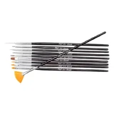 NeoNail, set de brosses synthétiques, 10 pcs.