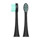 Feelo Pro Soft Black, embouts de brosse à dents soniques, 2 pièces.