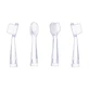 Vitammy Bunny, sonic toothbrush tips 0-3 years, 4 pcs.