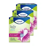 Set mit 3 x TENA Lady Slim Ultra Mini, Einlagen, 48 Stück.