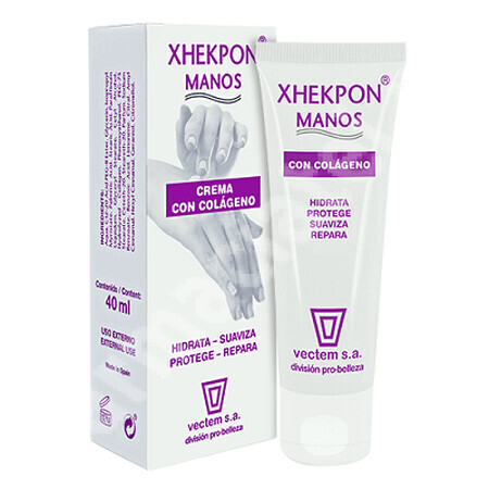 Crème pour les mains au collagène de Xhekpon, 40 ml, Vectem