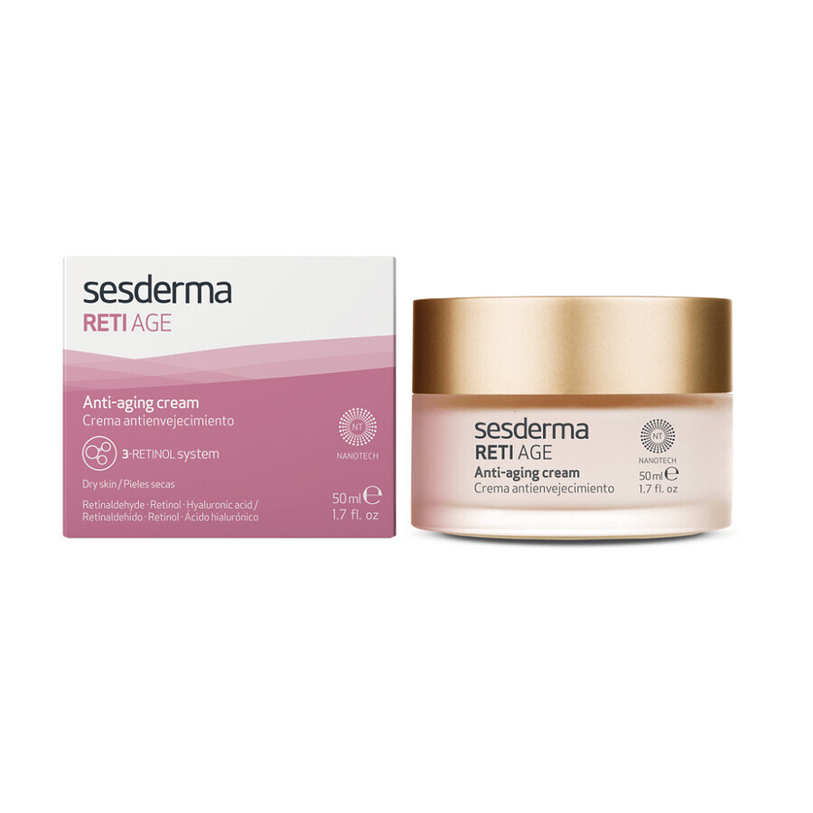 Sesderma Reti Age Crème anti-âge pour peaux sèches, 50 ml