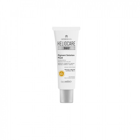 Heliocare 360º Fluide SPF50+ Protection solaire & Solution pigmentaire, 50 ml, Cantabrie