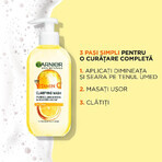 Gel detergente arricchito con vitamina C ed estratto di limone Skin Naturals, 200 ml, Garnier