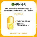Gel detergente arricchito con vitamina C ed estratto di limone Skin Naturals, 200 ml, Garnier