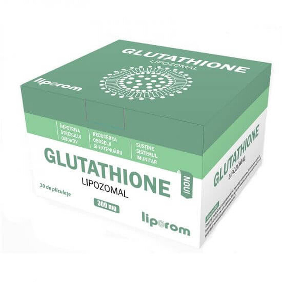 Glutathion Lipozomal, 300 mg, 30 plicuri, Liporom recenzii