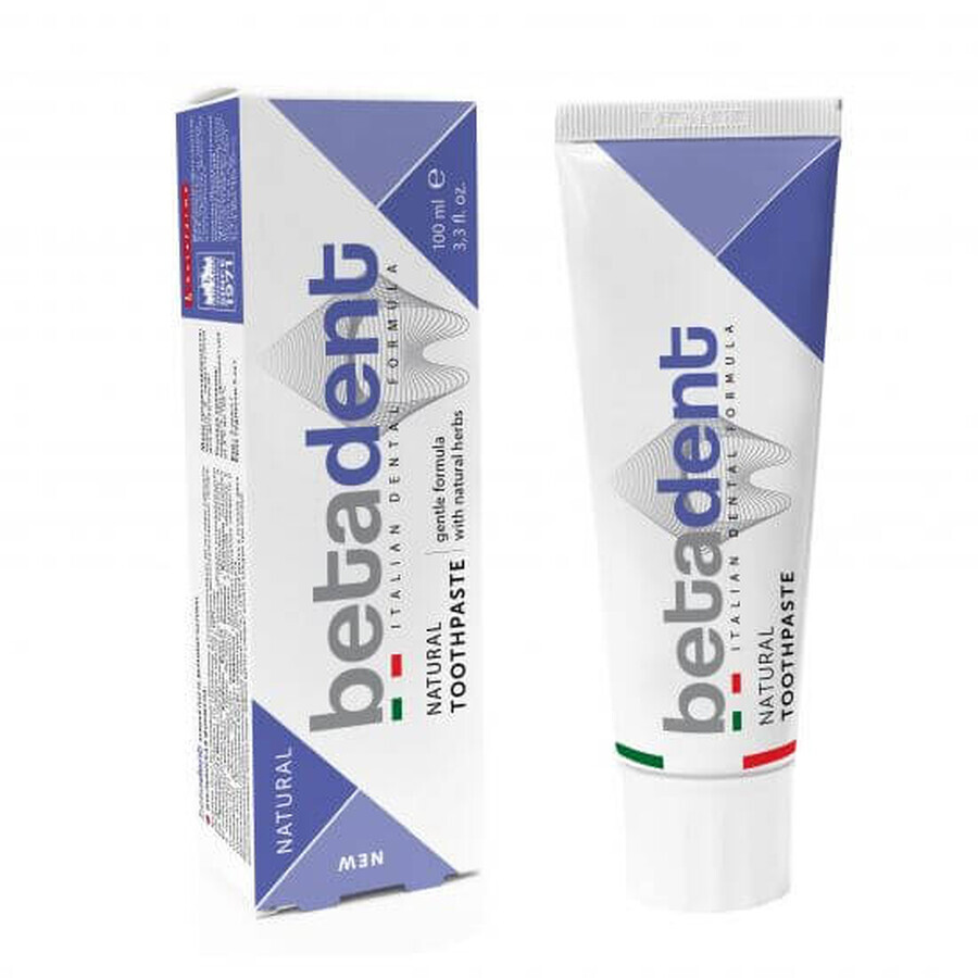 Dentifrice Betadent Natural, 100 ml, Betafarma