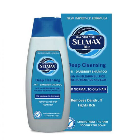 Anti-Materie Shampoo für normales fettiges Haar Selmax Blue, 200 ml, Advantis