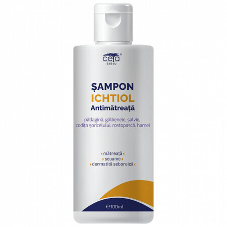 Shampooing anti-séborrhéique à l'ichtyol, 100 ml, Ceta