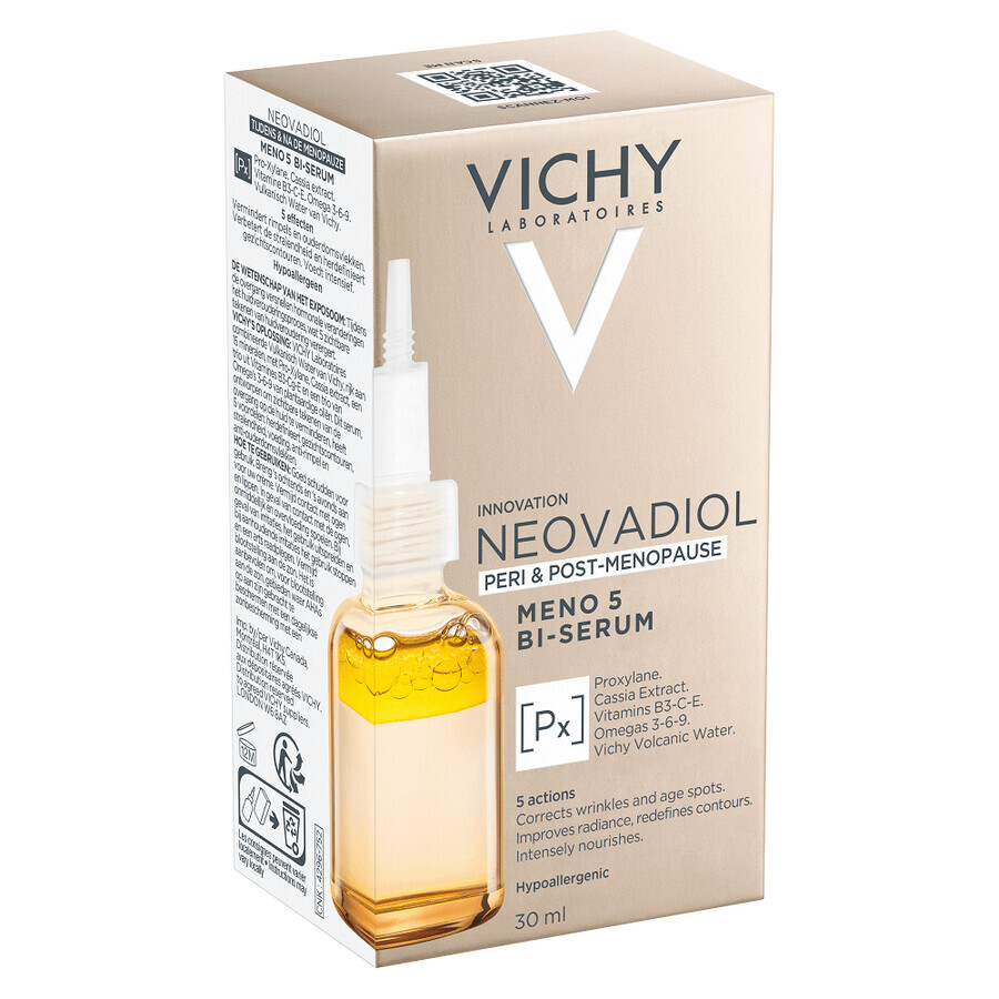 Vichy Neovadiol Biphasisches straffendes und glättendes Serum für Peri & Post Menopause Meno 5, 30 ml