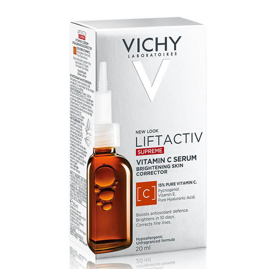 Vichy Liftactiv Supreme Antioxidant Corrector Serum with Vitamin C, 20 ml