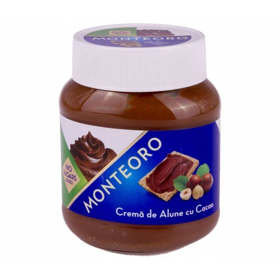 Crème de cacao et de noisettes Monteoro, 350 g, Sly Nutritia