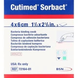 Cutimed Sorbact Absorberend Gaas 4x6cm 5 Stuks