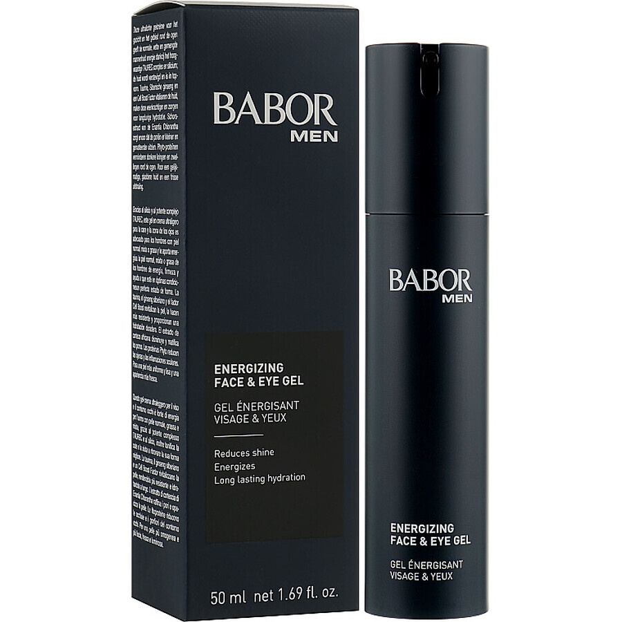 Babor Men Gel énergisant pour le visage et les yeux 50ml