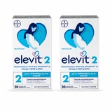 Elevit 2, Multivitamines voor zwangerschap - 2e en 3e trimester van de zwangerschap, 2x30 capsules, Bayer