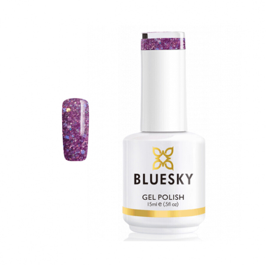 Vernis à ongles semi-permanent Bluesky UV Purple Dream 15ml 