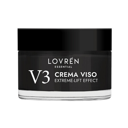 Crema viso antirughe con effetto lifting V3, 30 ml, Lovren