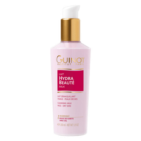 Guinot Hydra Beaute lait démaquillant pour peaux sèches 200 ml