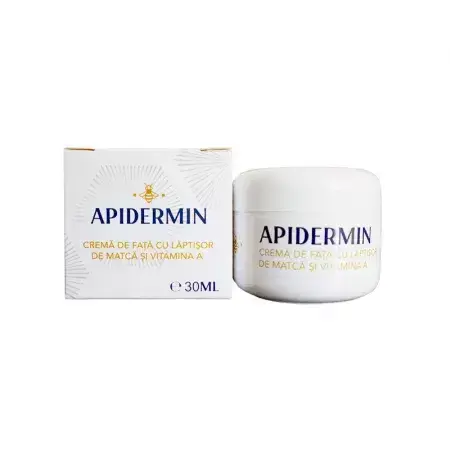 Apidermin Crème Visage Matcha & Vitamine A, 30 ml, Complexe Apicol