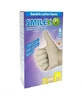 Smilex Febi Latex Talc Pudrat Mănuși de unică folosință Aql 1.0 Dimensiune S100 Bucăți