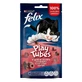 Purina felix play tubes curcan și șuncă - gustări pentru pisici adulte 50 g