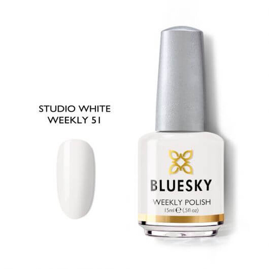 Vernis à ongles Bluesky Studio White 15ml