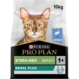 Purina pro plan sterilised adult renal plus rabbit - adult sterilised cat food, renal health 10 kg