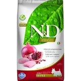 Farmina N&amp;d prime adult mini mit Huhn und Granatapfel - Alleinfuttermittel für Hunde 2,5 kg