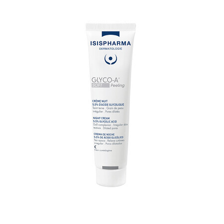 Isis Pharma Glyco-A Glycolic Acid Night Cream 5.5% Soft Peeling, 30 ml