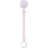 Suavinex color essence - silicone pacifier clip - lavender