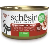 Schesir Compléments filets en gelée thon et potiron - aliment complet pour chats 70 gr