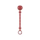 Suavinex color essence - silicone pacifier clip - chili red