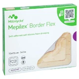 Mepilex Border Flex adhesive foam dressing 7.5x 5 pcs.