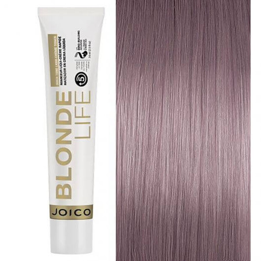 Joico Blonde Life Teinture demi-permanente Quick tone LiquiCreme Violet 74g