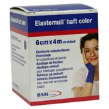 Elastomull adhesive 4mx6cm blue fixation bandage 1 pc