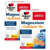 Double Heart Magnesium + Calcium + D3 2X120 St