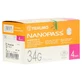 Terumo Nanopass 34 Pen Canulă 34 G 0.18x 100 buc