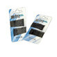 Fermagli per capelli Kiepe Grip Waved Black 24pz