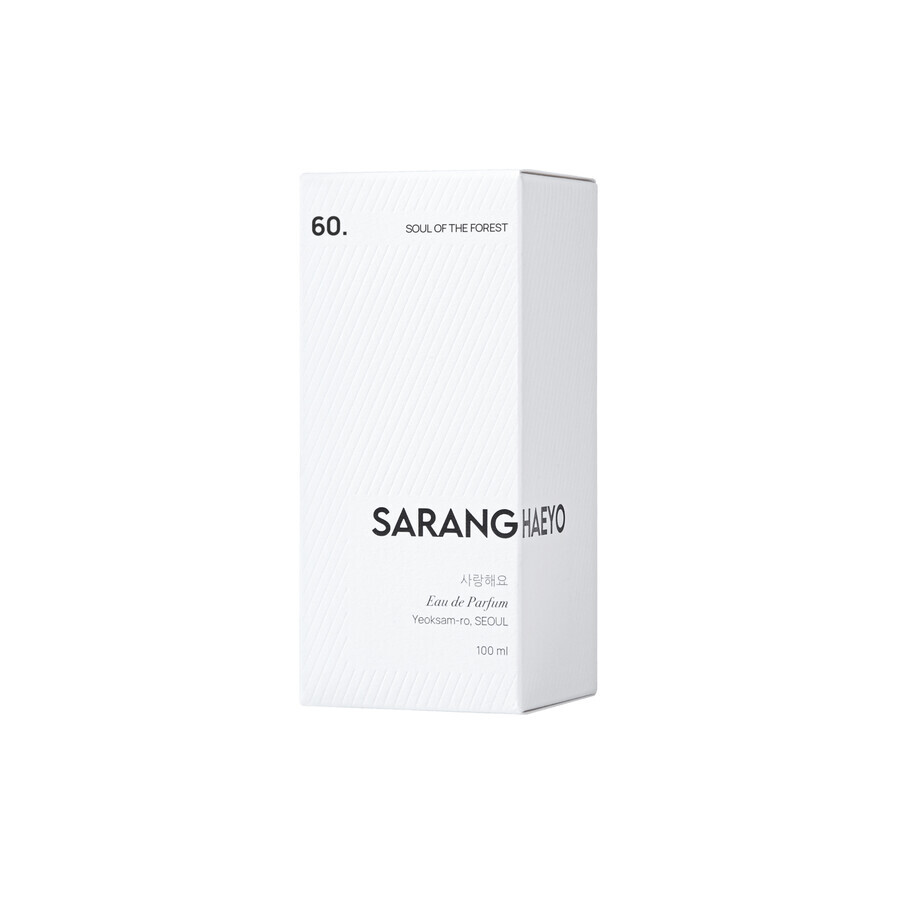 Saranghaeyo Eau de Parfum 60. L'âme de la forêt 100ml