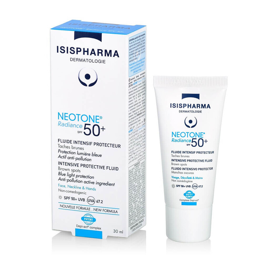 Isispharma NeoTone Radiance Depigmenting Cream with photoprotection SPF 50, 30 ml