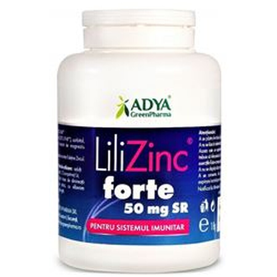 LiliZinc Forte SR 50mg x 30cpr Adya Grün