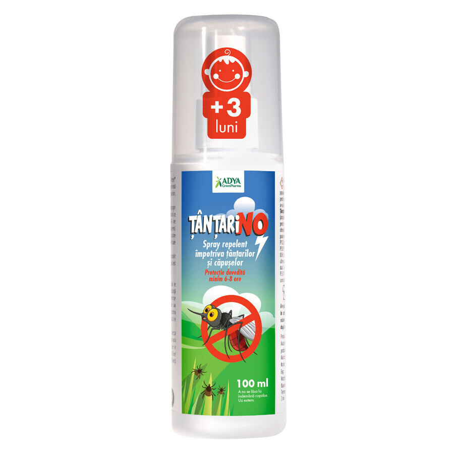 Tantarino Repellent Spray gegen Kakerlaken und Milben 100ml x 1 Stück Adya Green