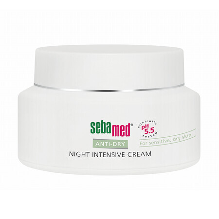 Crème de nuit dermatologique pour peaux sèches Anti Dry, 50 ml, Sebamed