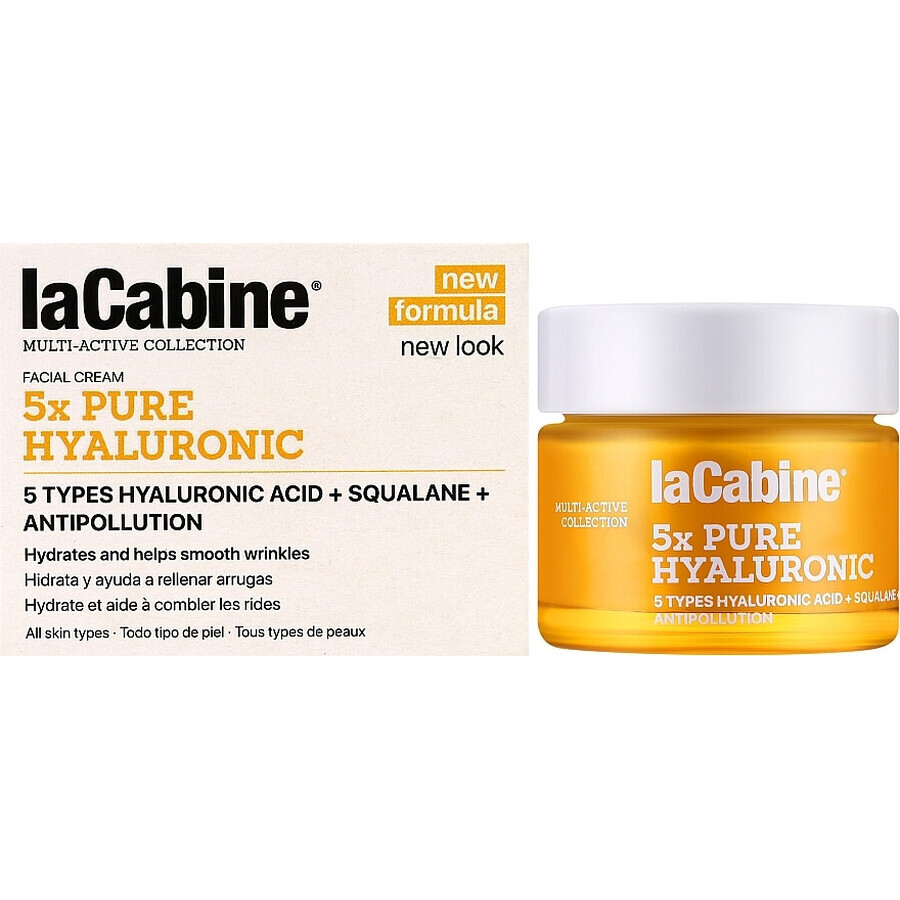 La Cabine 5x Crema Hialurónica Pura, 50ml