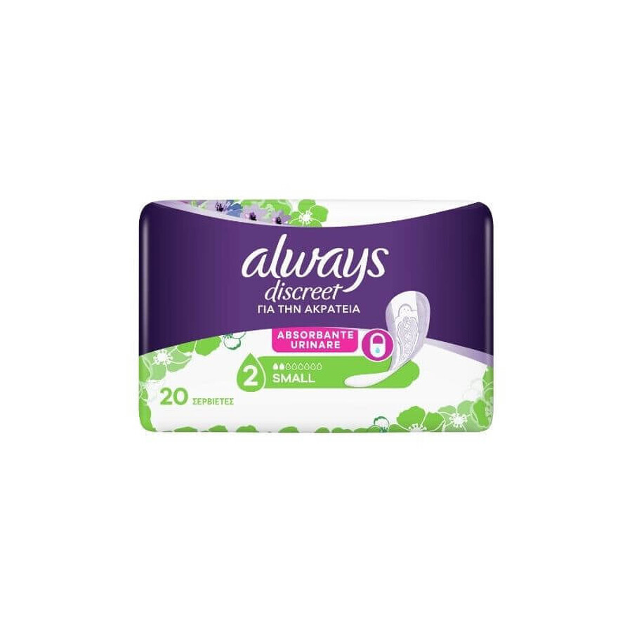 Always Discreet Pads Small, 20 pièces