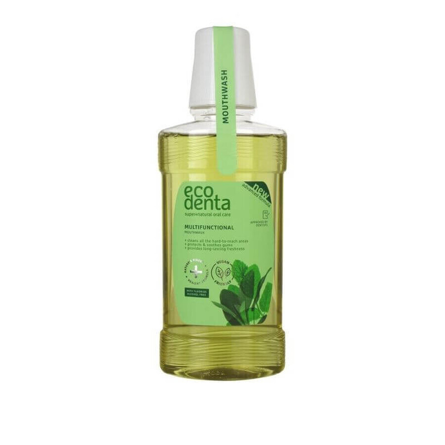 Apa de gura multifunctionala pentru protectia cavitatii orale x 250ml, Ecodenta