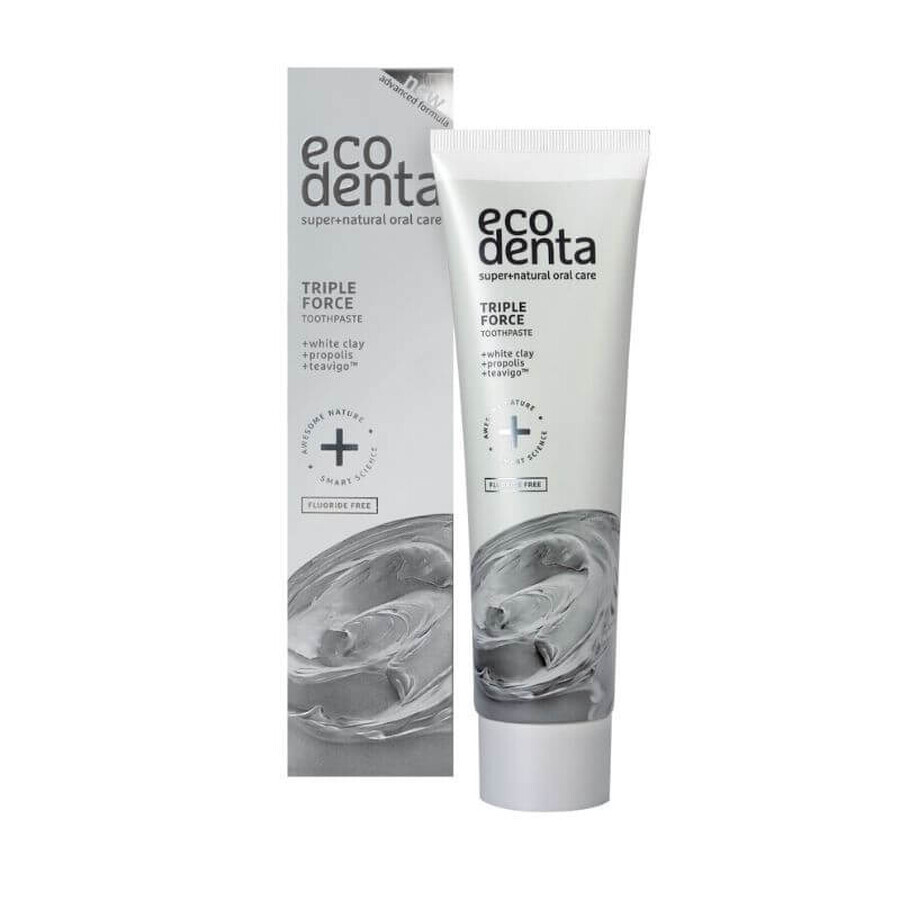 Dentifricio a triplo effetto per denti sensibili x 100ml, Ecodenta