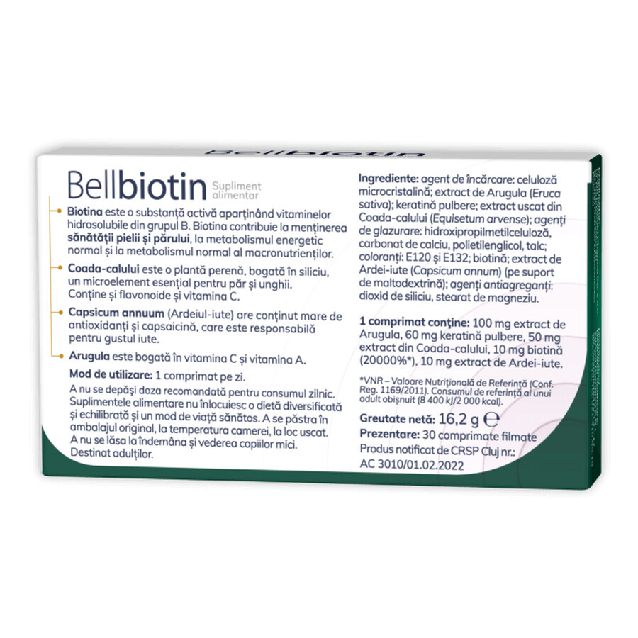 Bellbiotina x 30 cpr