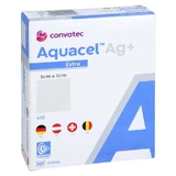 Aquacel Ag+ Extra 5x5 cm kompressen 10 stuks.